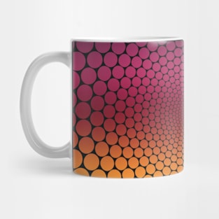 Optical Illusion Linear Gradient (Black) Mug